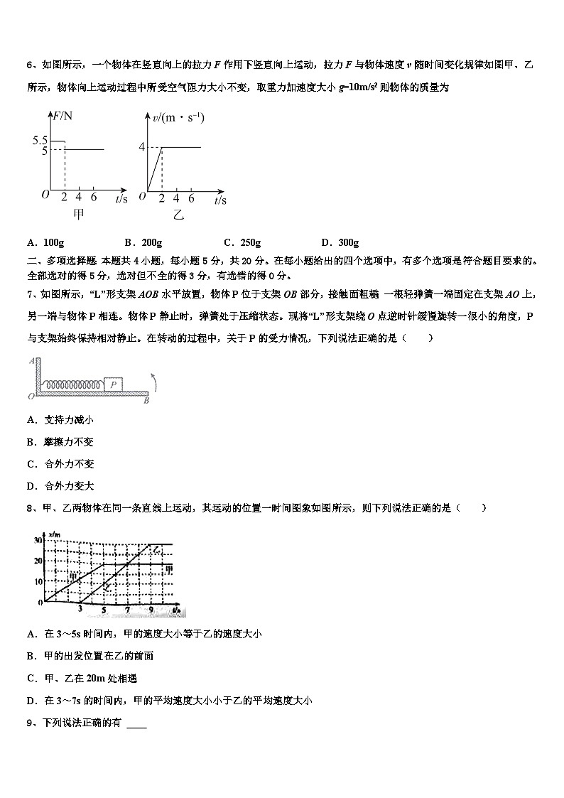 2026届湖南省湖湘名校高三3月份第一次模拟考试物理试卷含解析2第3页