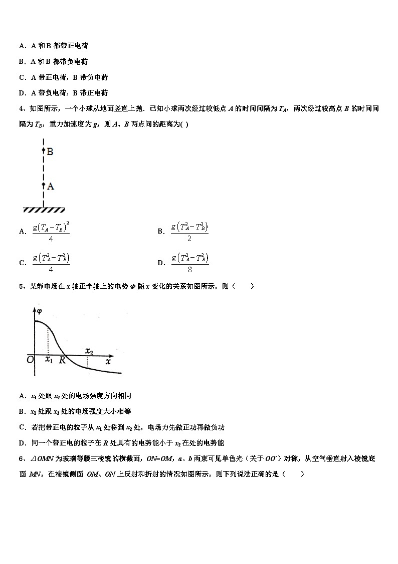 2026届湖南省洞口县第四中学高三最后一卷物理试卷含解析第2页