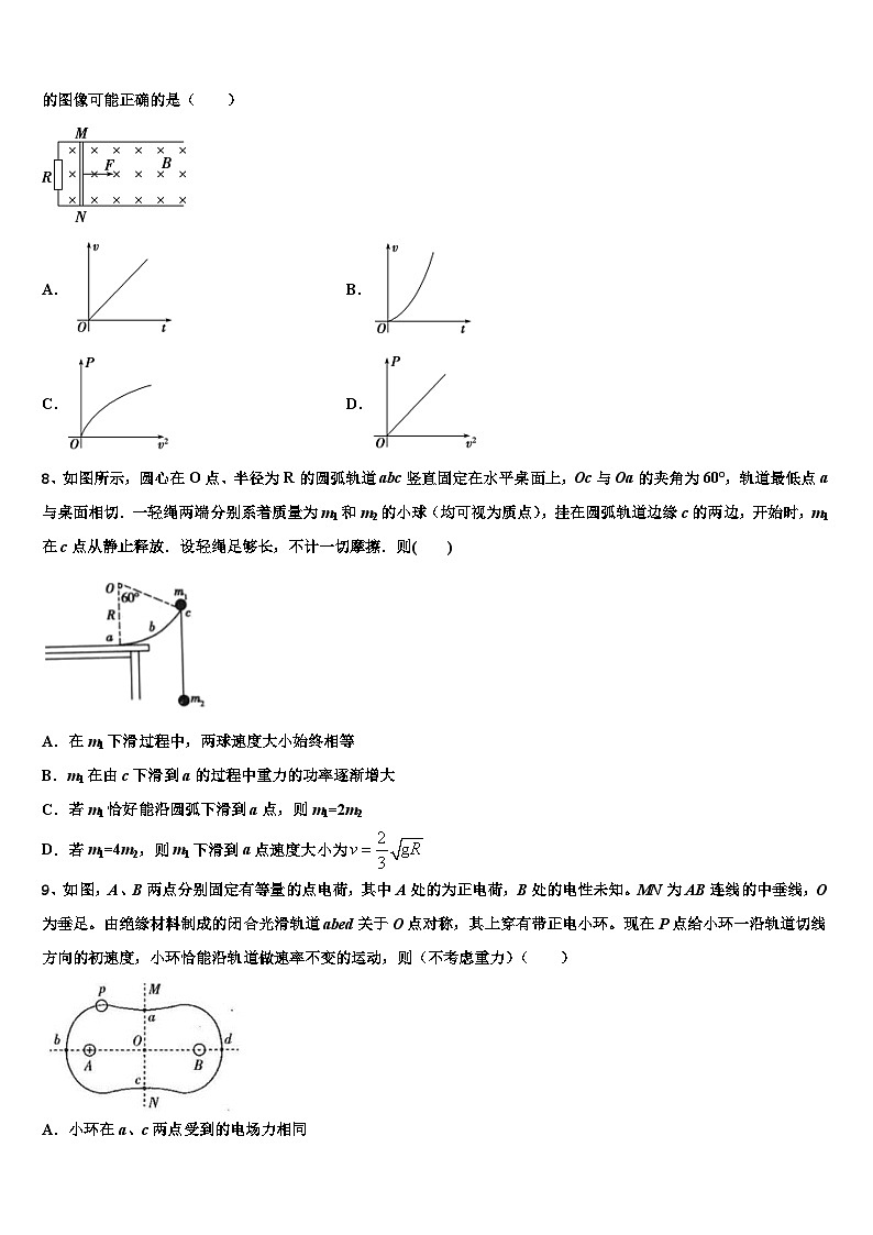 2026届湖南省常德市临澧县第一中学高三考前热身物理试卷含解析第3页