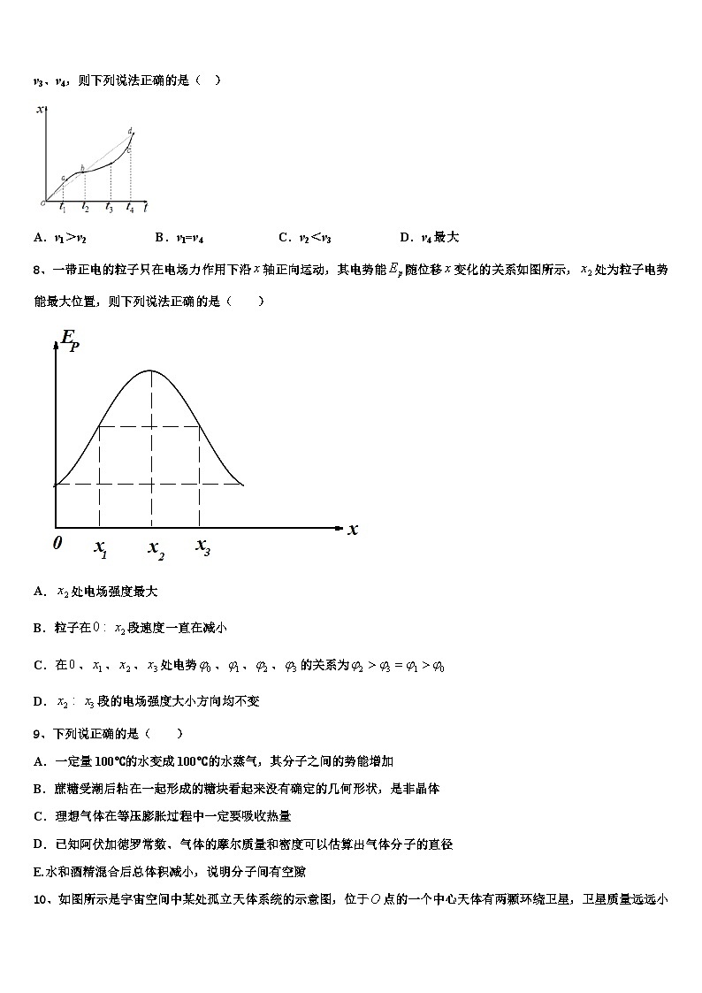 2026届湖南省衡阳市雁峰区第八中学高三最后一模物理试题含解析第3页