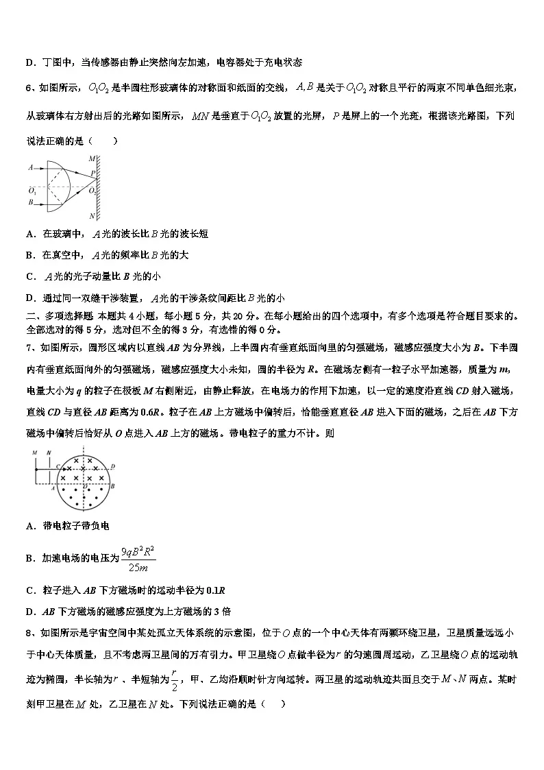 2026届湖北十堰市高三3月份模拟考试物理试题含解析第3页