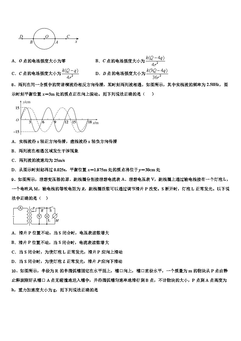 2026届湖北省重点高中高三3月份模拟考试物理试题含解析第3页