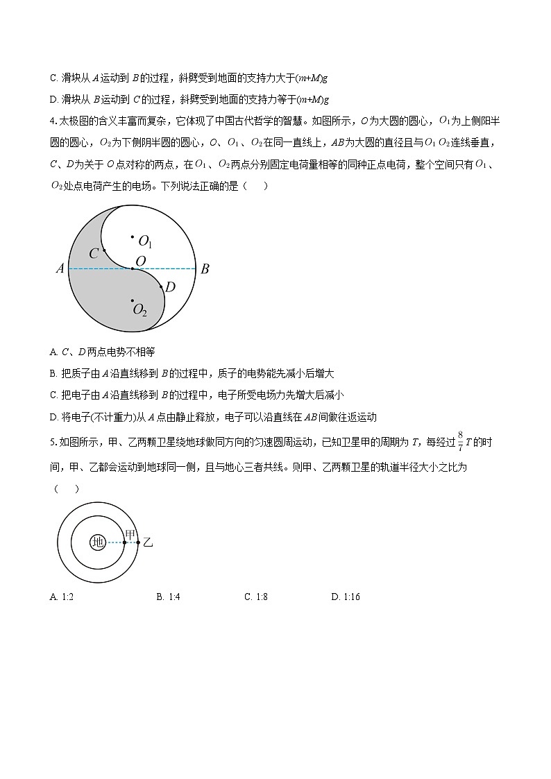 2025-2026学年湖北省荆州市高三（上）期末考试物理试卷（1月）-自定义类型第2页