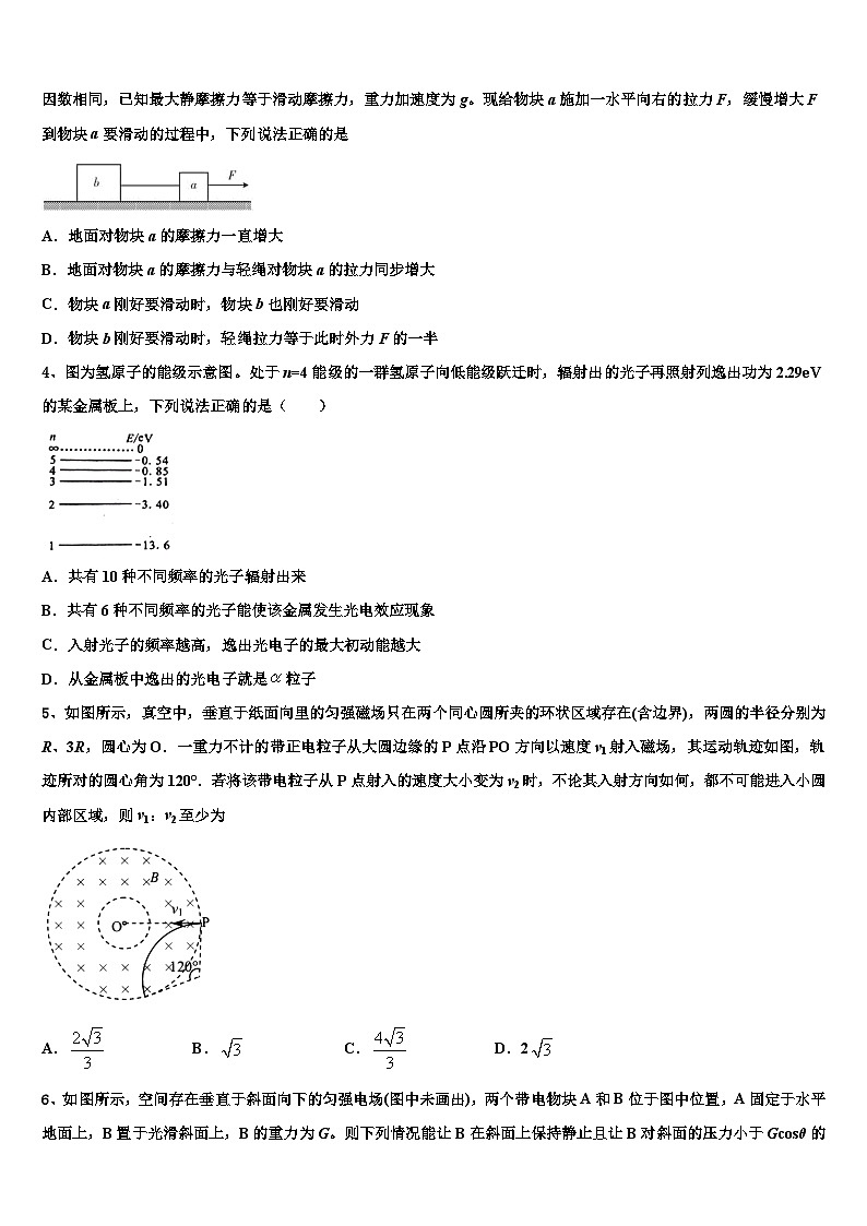 2026届湖南省长沙市宁乡县第一高级中学高三适应性调研考试物理试题含解析第2页