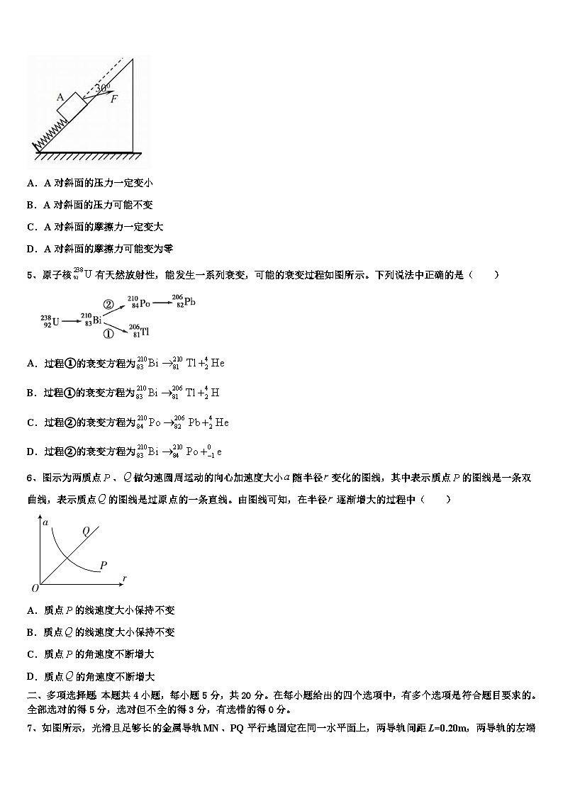 2026届湖南省长沙市宁乡一中高考物理五模试卷含解析第2页