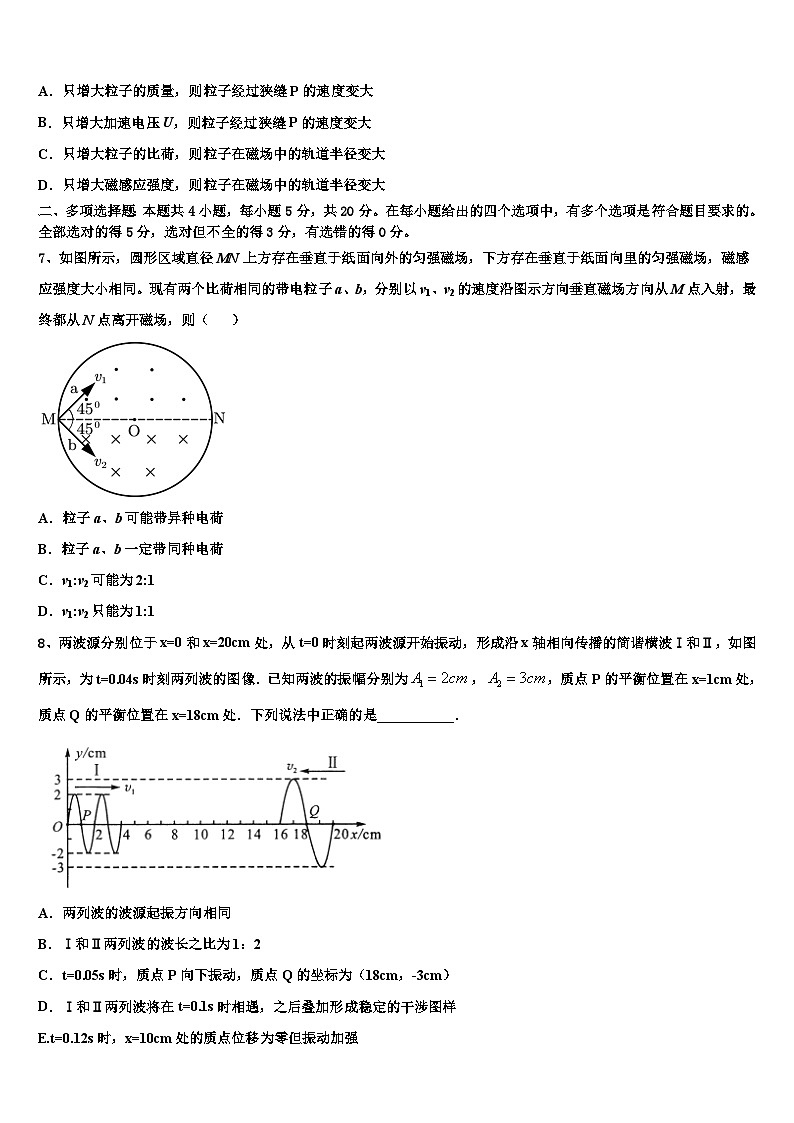 2026届湖南省长沙铁路第一中学高考仿真卷物理试题含解析第3页