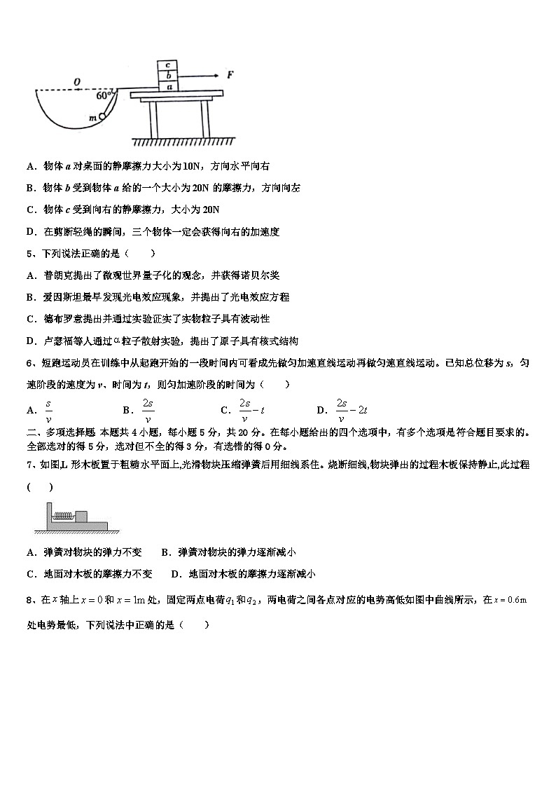 2026届湖南省长沙同升湖实验学校高考压轴卷物理试卷含解析第2页