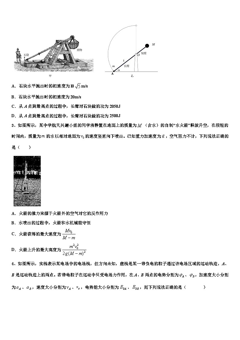 2026届怀化市重点中学高考物理押题试卷含解析第2页