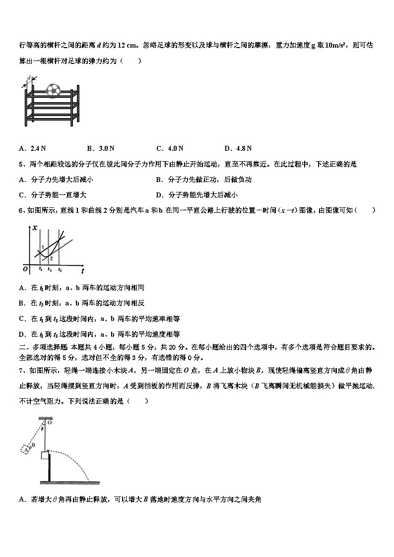 2026届黄冈中学高考物理倒计时模拟卷含解析第2页