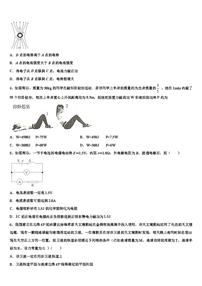 2026届吉林省高中名校高考冲刺押题（最后一卷）物理试卷含解析第2页