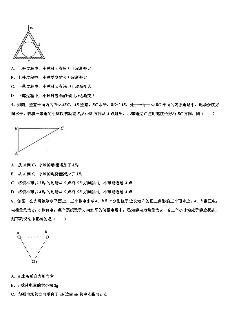 2026届吉林省德惠市实验中学高考冲刺模拟物理试题含解析第2页