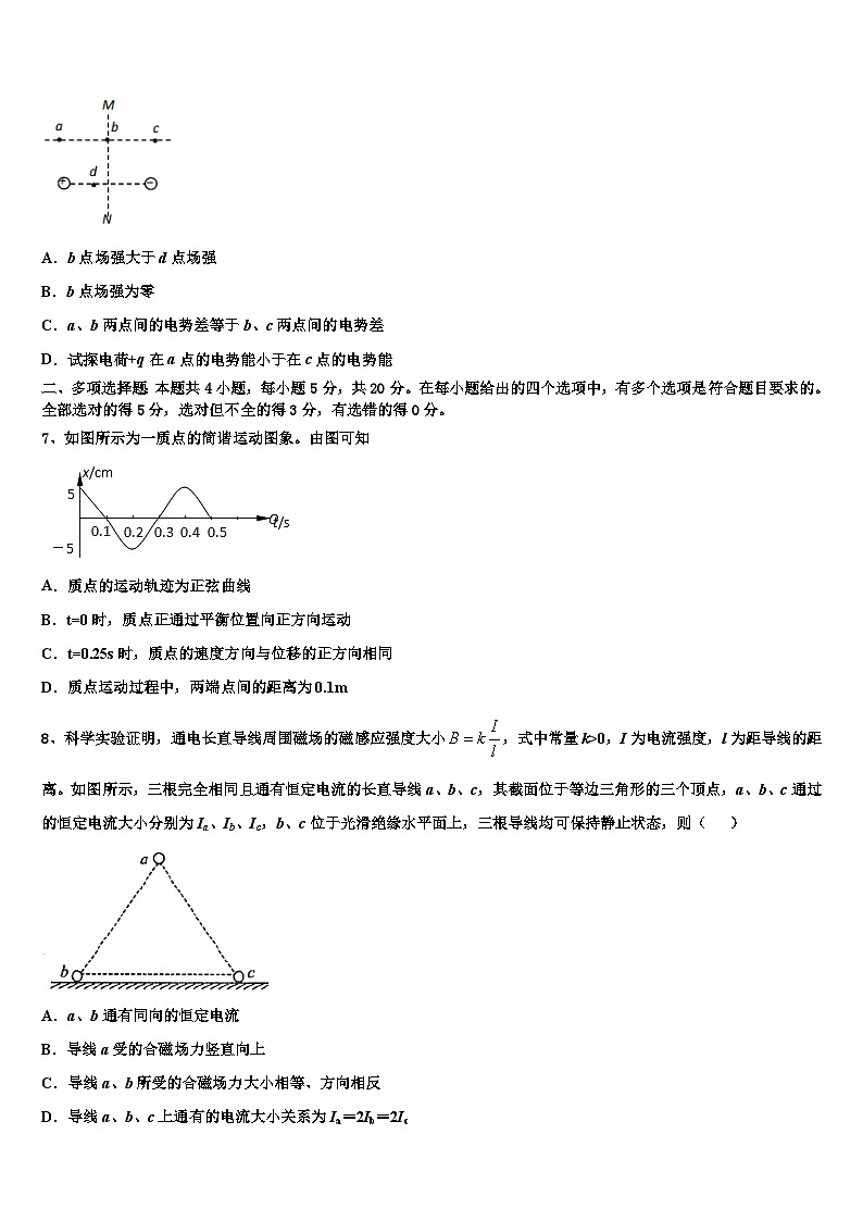 2026届吉林省辉南县第一中学高考物理押题试卷含解析第3页