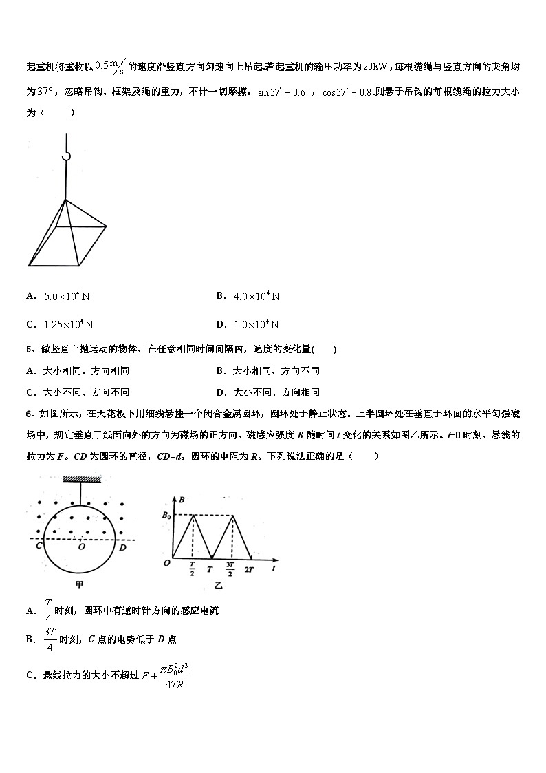 2026届吉林省吉化第一高级中学高考物理倒计时模拟卷含解析第2页