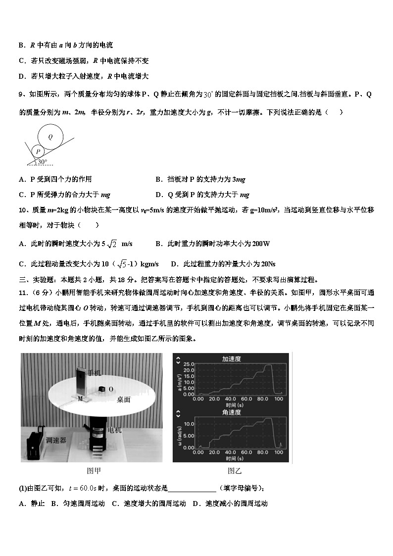 2026届吉林省吉化第一中学高三下学期联考物理试题含解析第3页