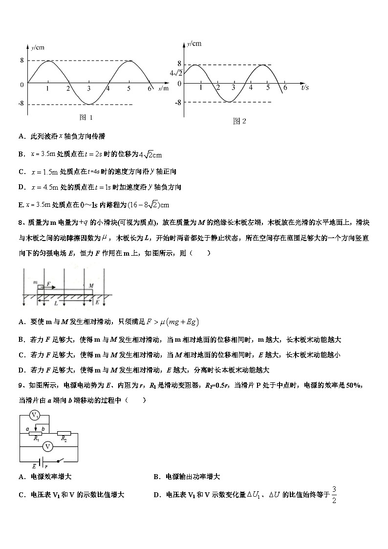 2026届湖南桃江一中高三下第一次测试物理试题含解析第3页