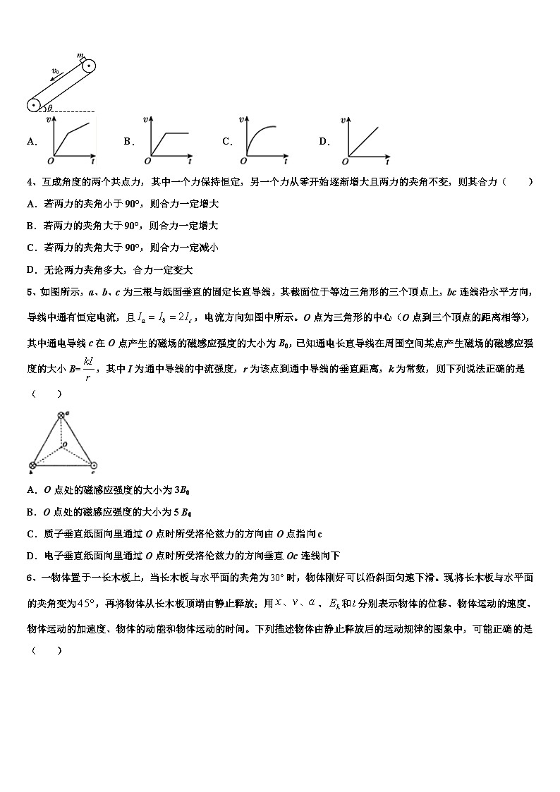 2026届湖南省株洲市第十八中学高三下第一次测试物理试题含解析第2页