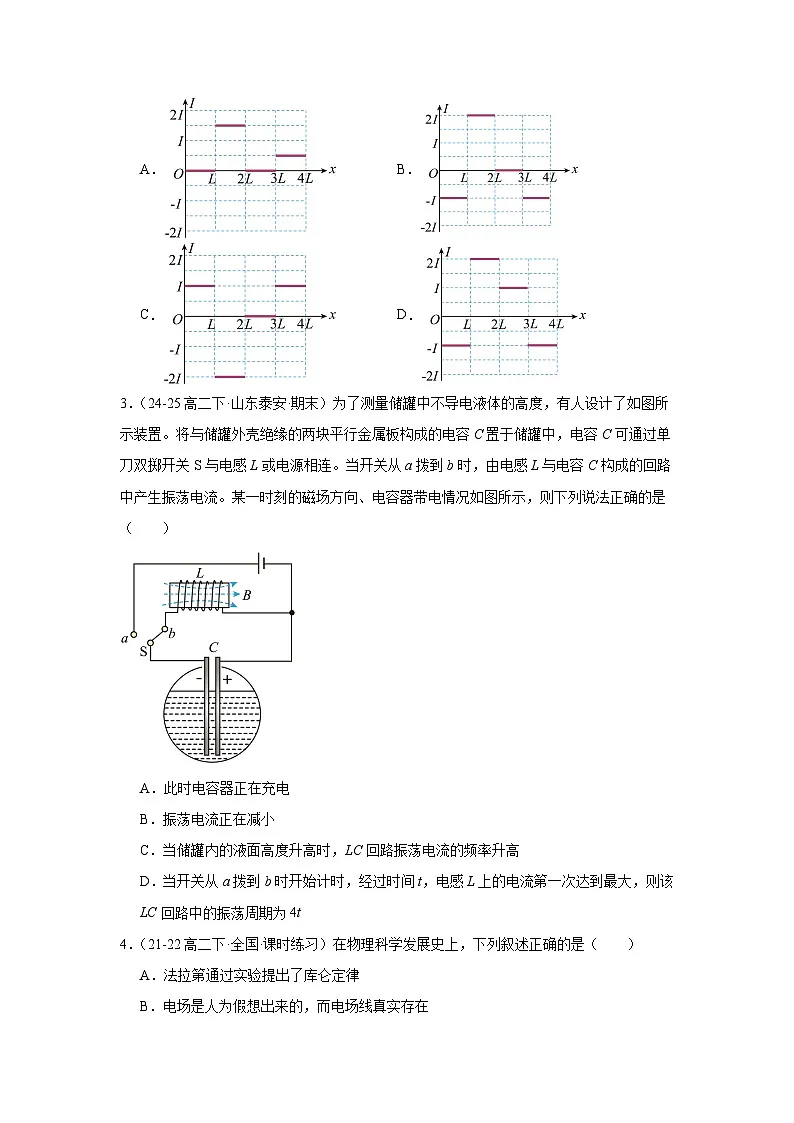 人教版（2019）高中物理选择性必修二期末测试卷（学生）第2页