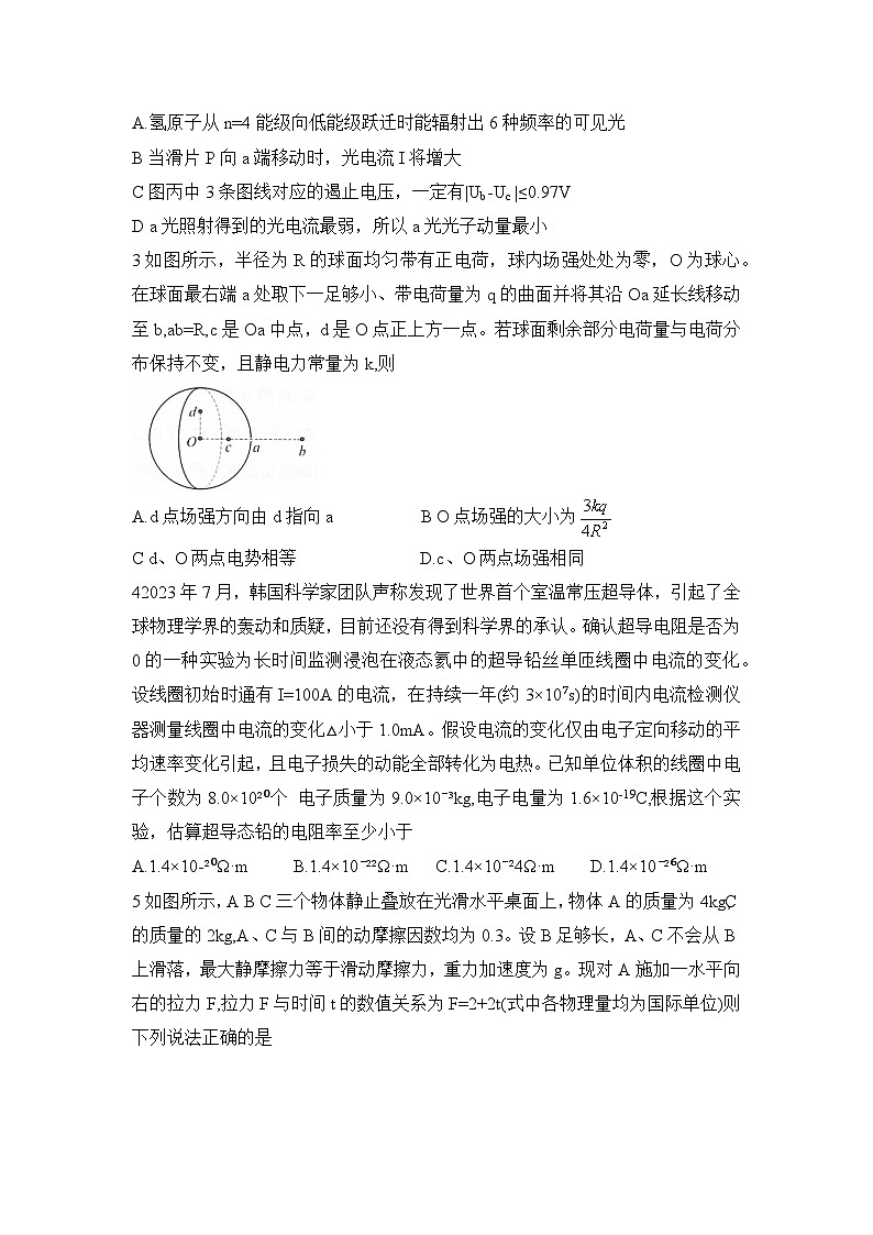 湖南省衡阳市2025-2026学年高二上学期1月期末考试 物理（含答案）第2页
