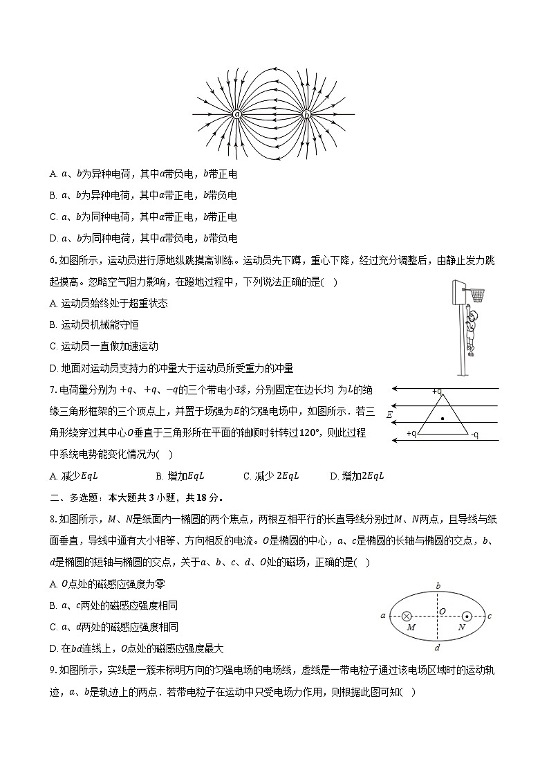2025-2026学年贵州省铜仁市多校高二（上）期末物理试卷（含答案）第2页