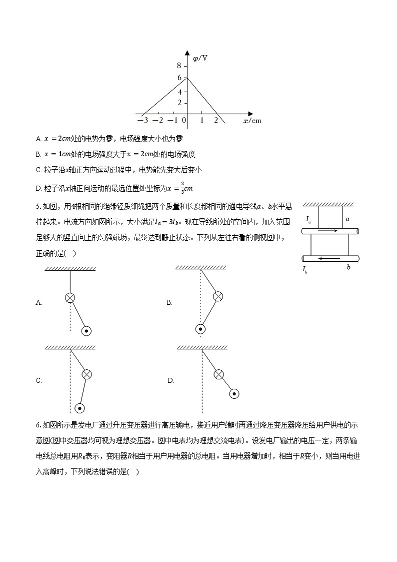 2025-2026学年河南省南阳市镇平一中高三（上）期末物理试卷（含答案）第2页
