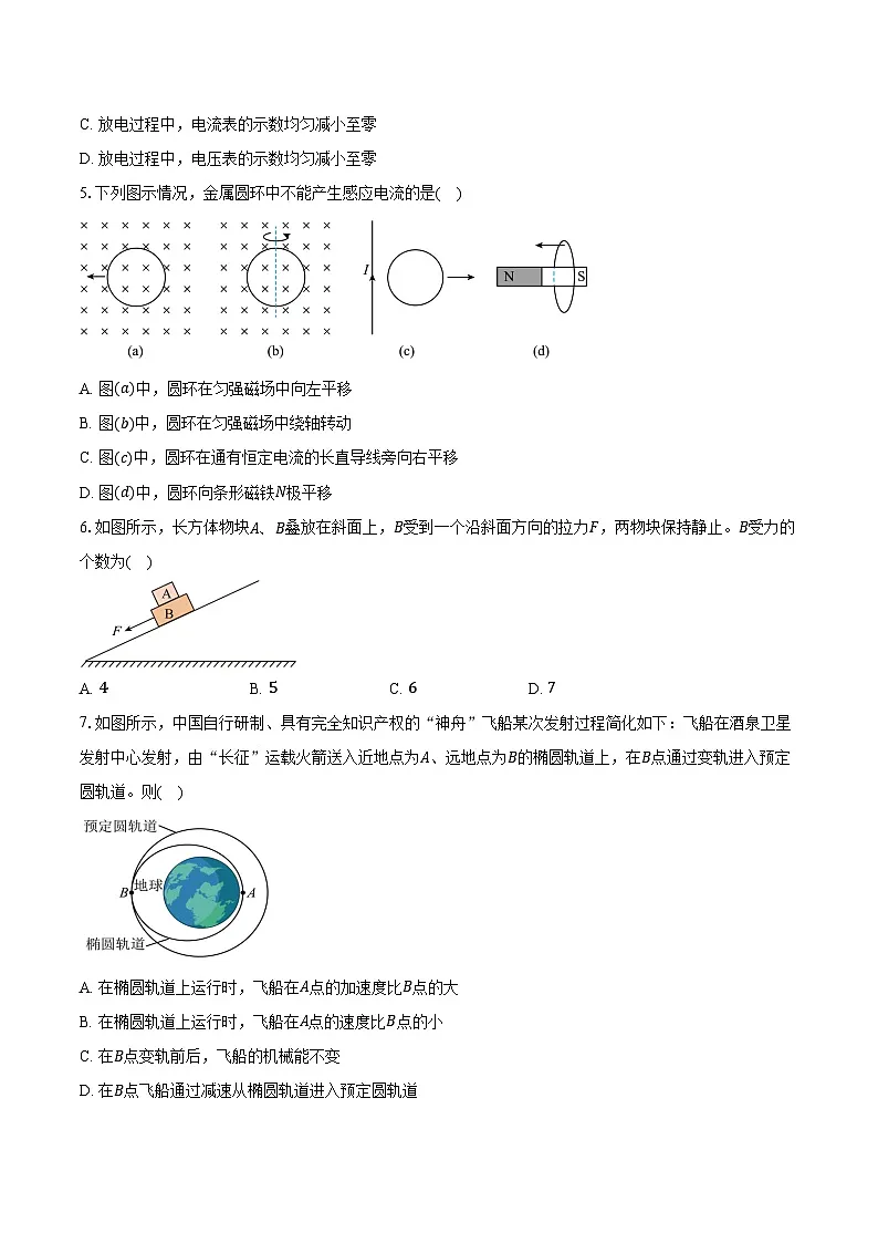 北京市石景山区2025-2026学年高二上学期期末物理试卷（含答案）第2页