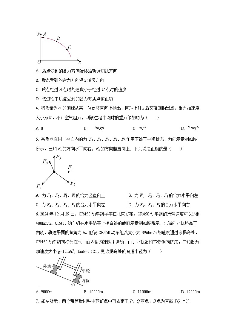 【物理】云南省曲靖市陆良县2024-2025学年高一下学期7月期末试题（学生版）第2页