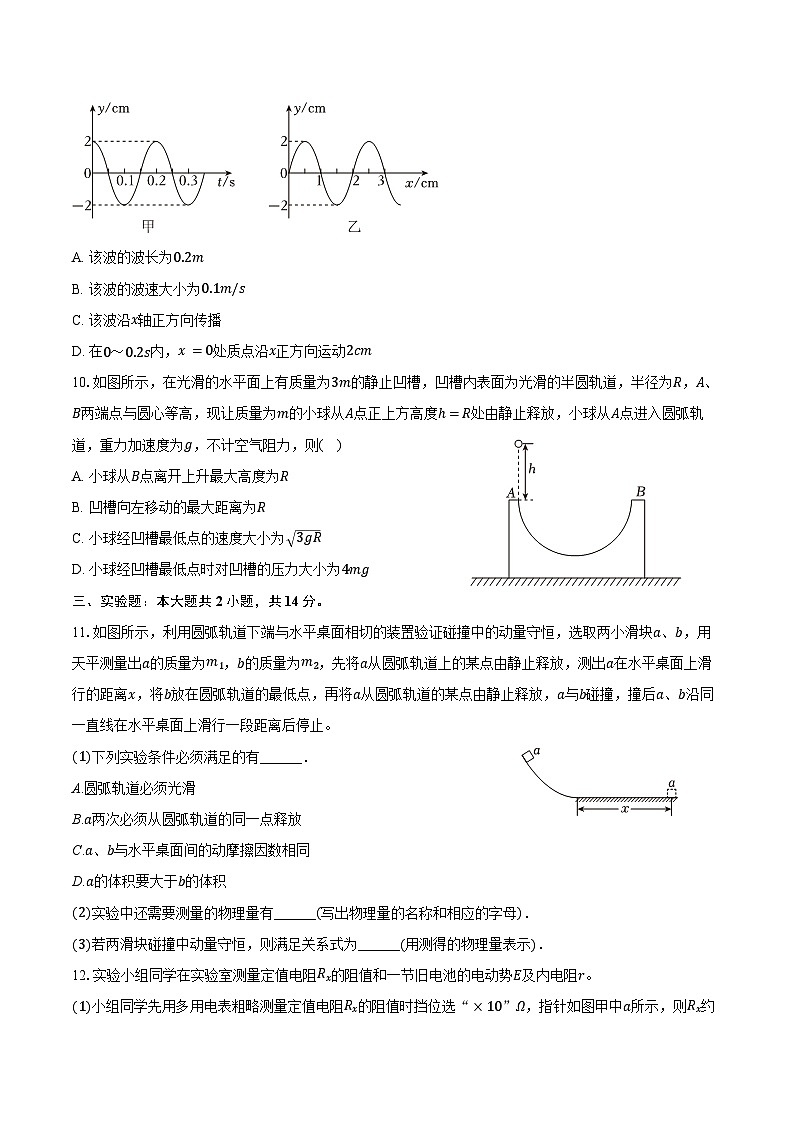 2025-2026学年黑龙江省齐齐哈尔市建华区高二（上）期末物理试卷（含答案）第3页
