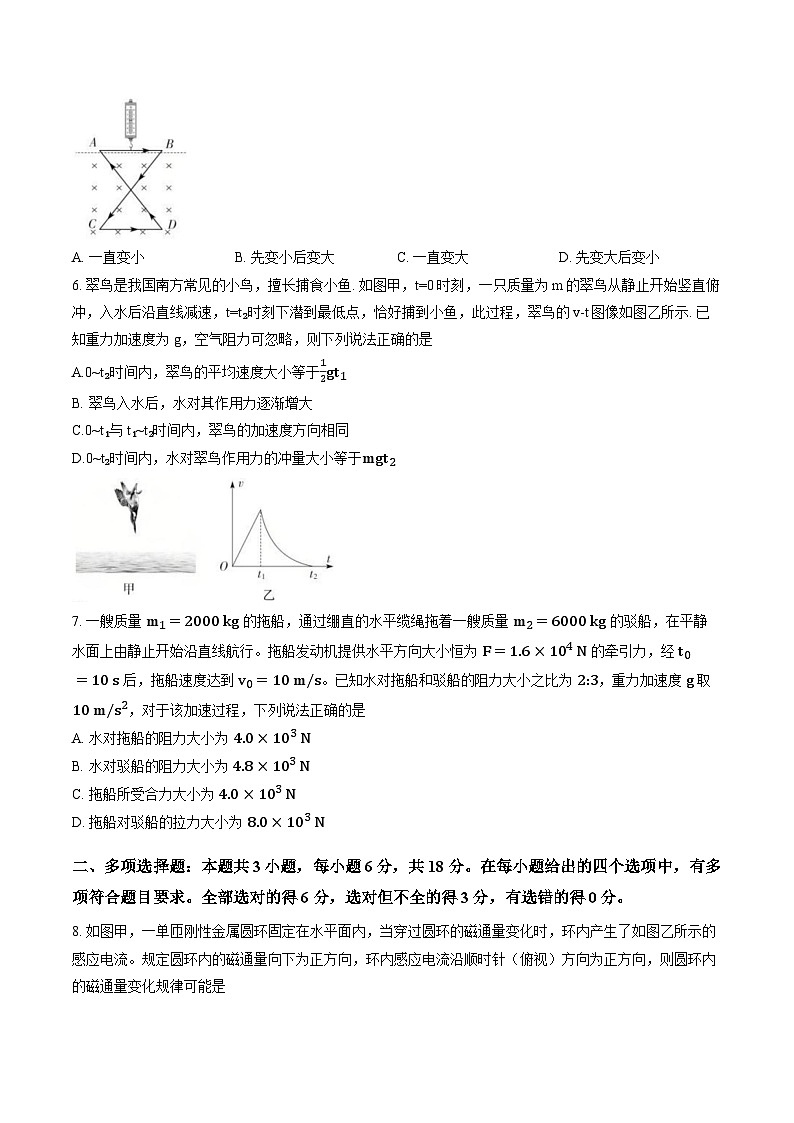 广东肇庆市2026届高三二模物理试卷+答案第3页