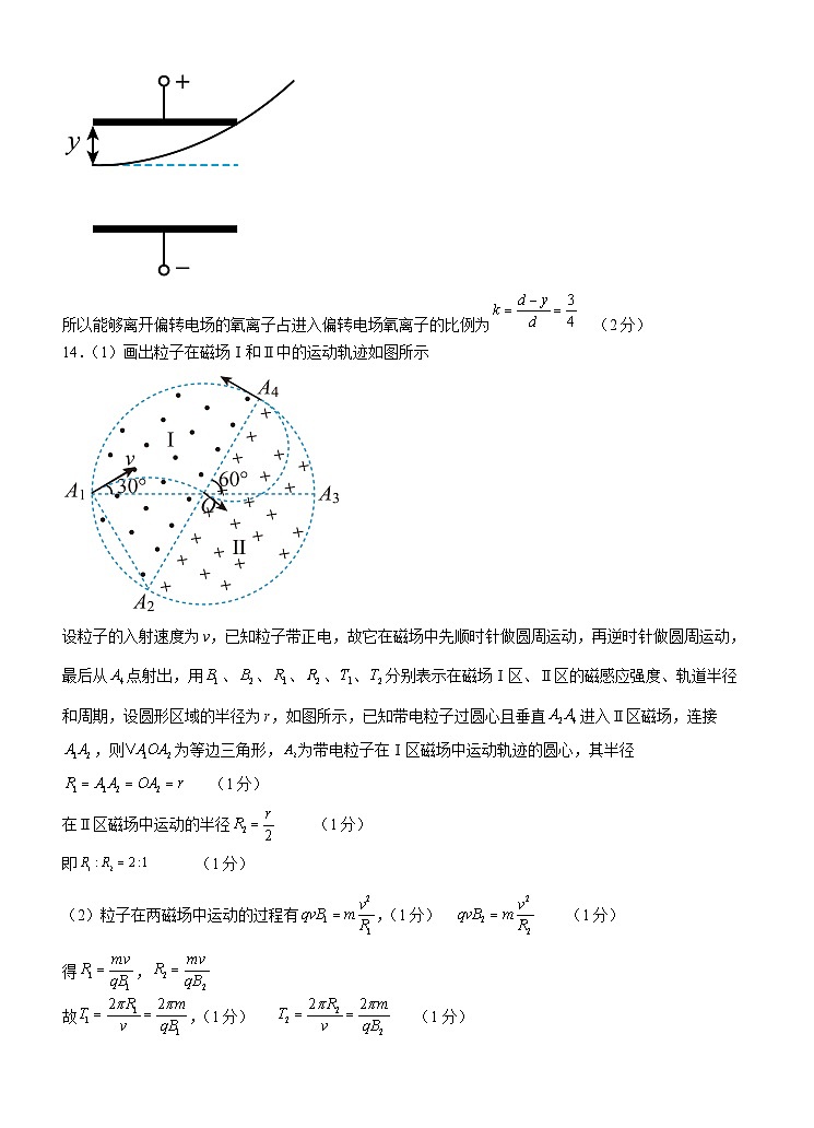 2024级高二第一学期期末考试物理试卷参考答案第2页
