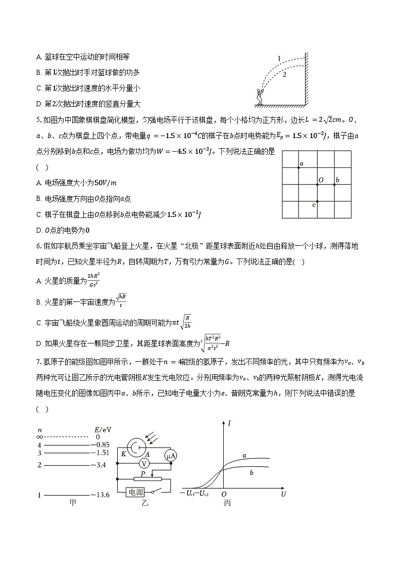 2025-2026学年安徽省合肥一中高三（上）期末物理试卷（含答案）第2页