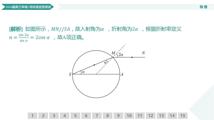 高三物理ppt课件（2026届高三年级1月份适应性测试）第8页
