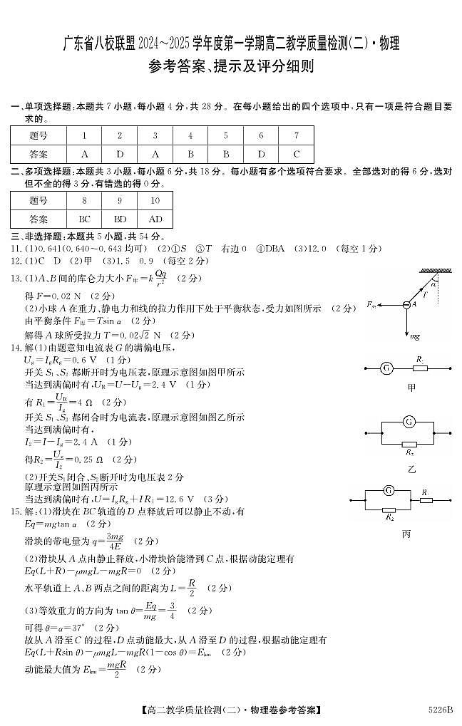 5226B 物理DA第1页