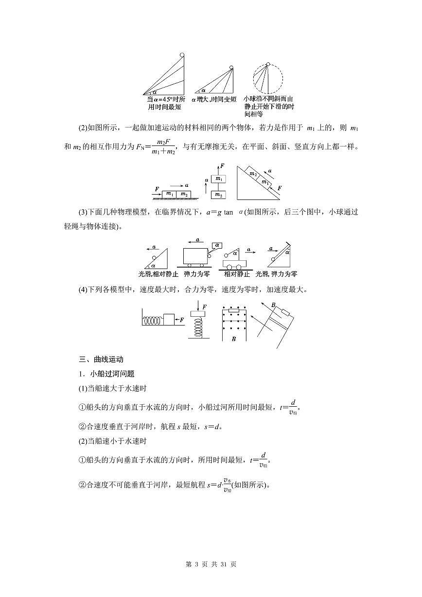 高考物理临考必背必练知识清单（共30页）第2页