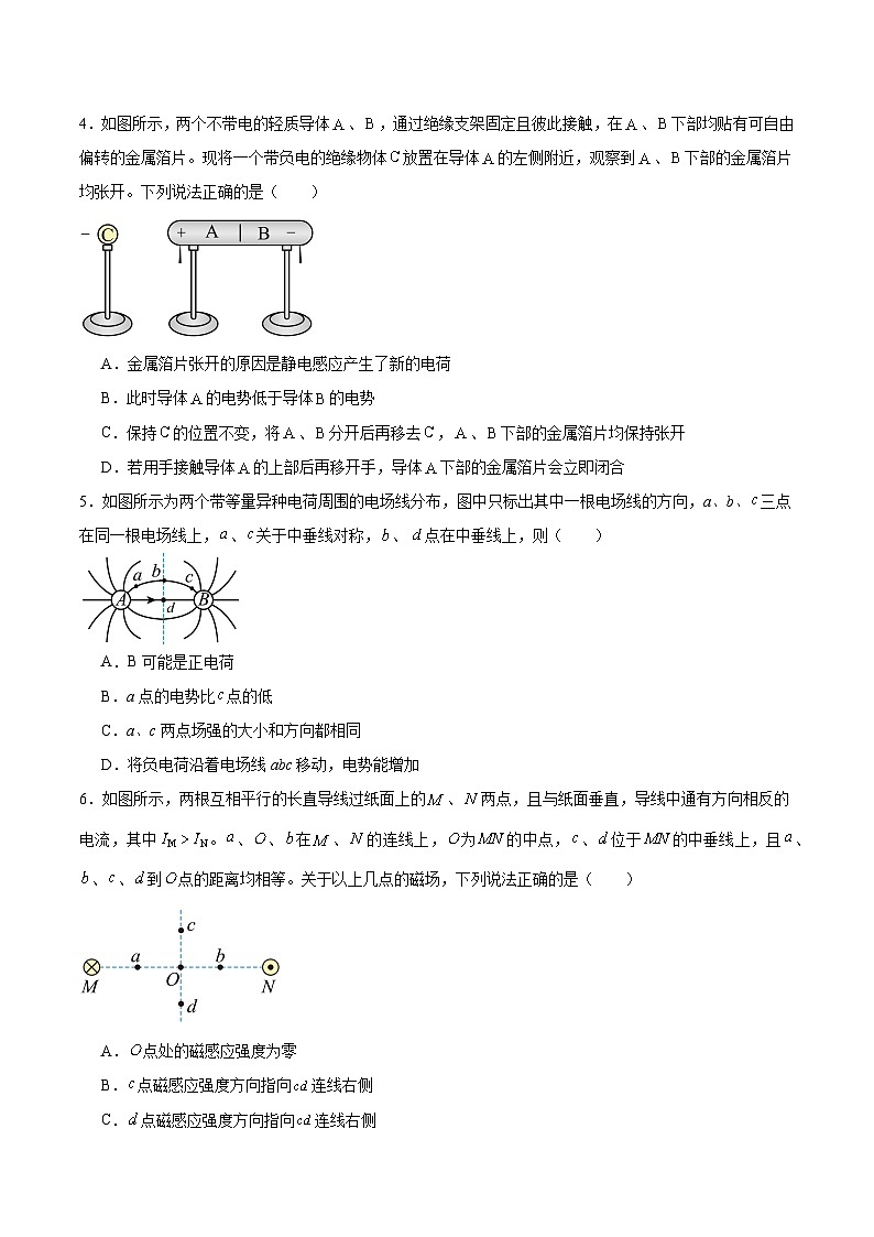 广西壮族自治区河池市2025-2026学年高二上学期1月学科素养测评（期末）物理试题含答案第2页