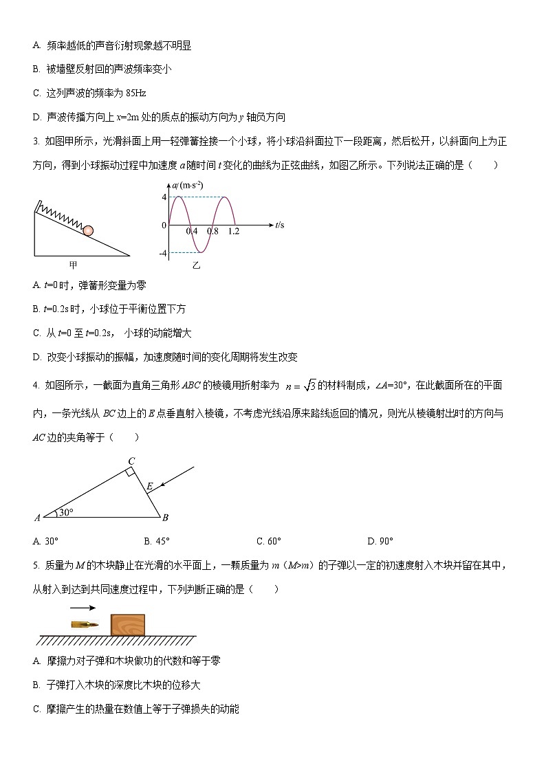2024-2025学年湖南省益阳市高二上学期1月期末质量检测物理试卷（学生版）第2页