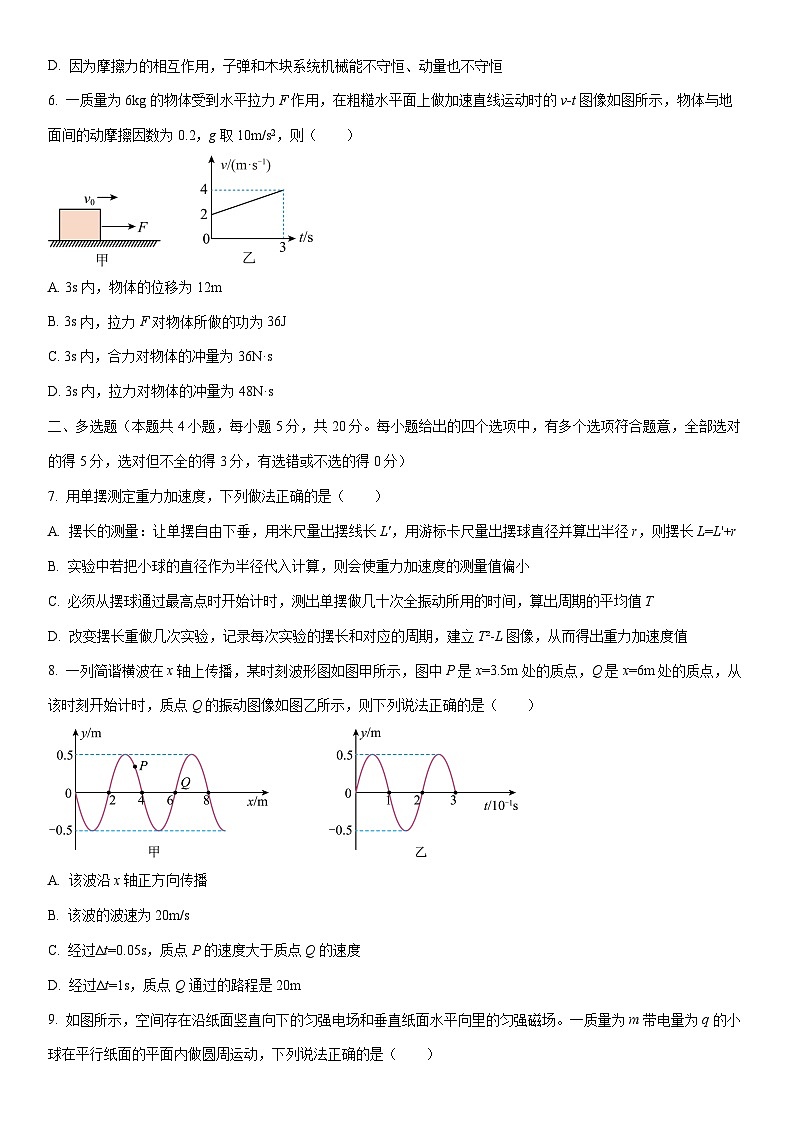 2024-2025学年湖南省益阳市高二上学期1月期末质量检测物理试卷（学生版）第3页