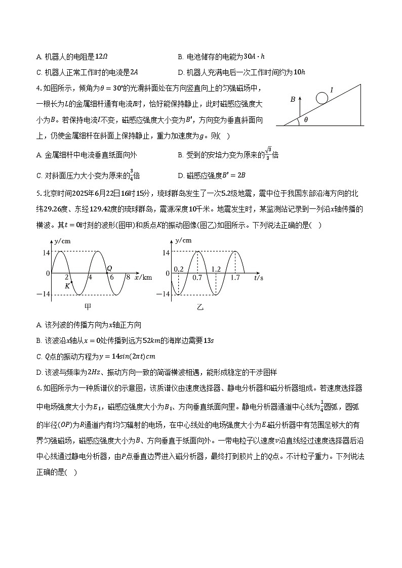 湖南省永州一中2025-2026学年高二（上）期末物理模拟试卷第2页