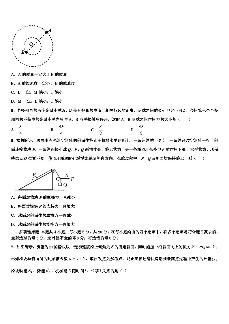 2026届吉林省长春市东北师范大学附属中学高考冲刺物理模拟试题含解析第2页