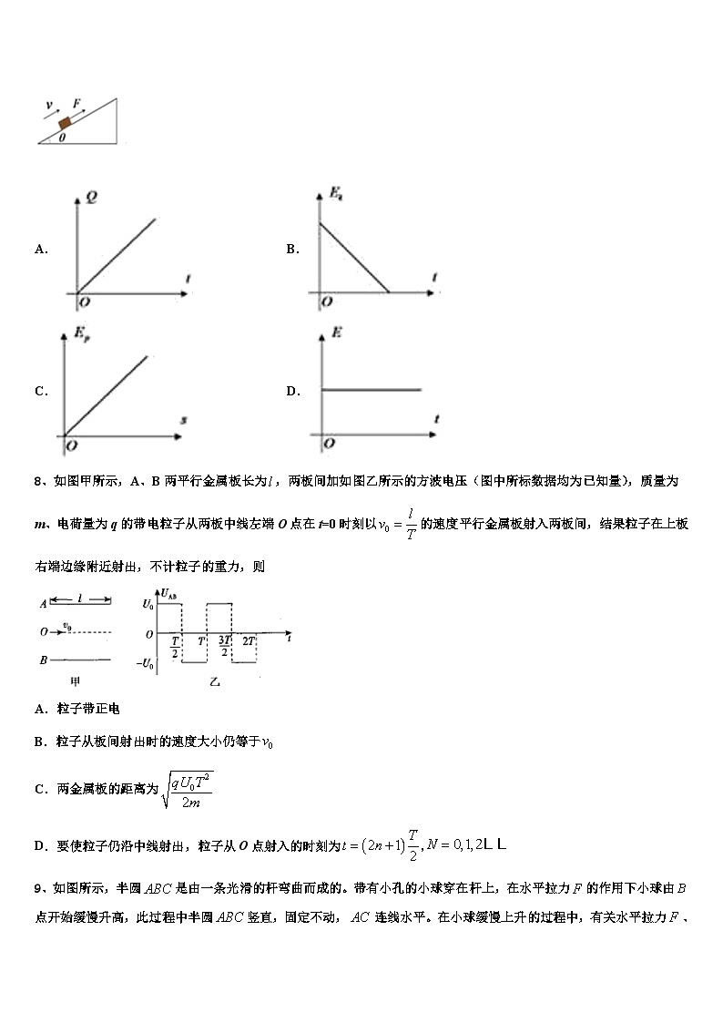 2026届吉林省长春市东北师范大学附属中学高考冲刺物理模拟试题含解析第3页