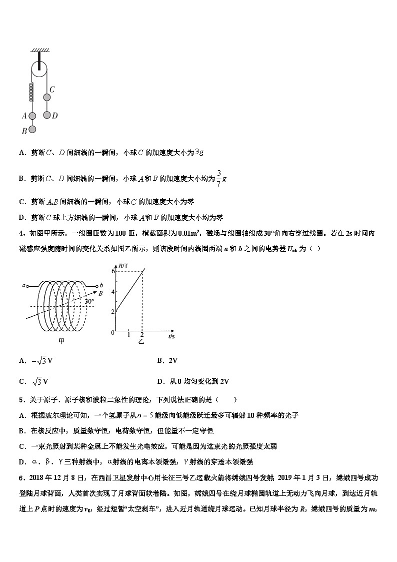 2026届吉林省长春市吉林实验中学高考物理倒计时模拟卷含解析第2页