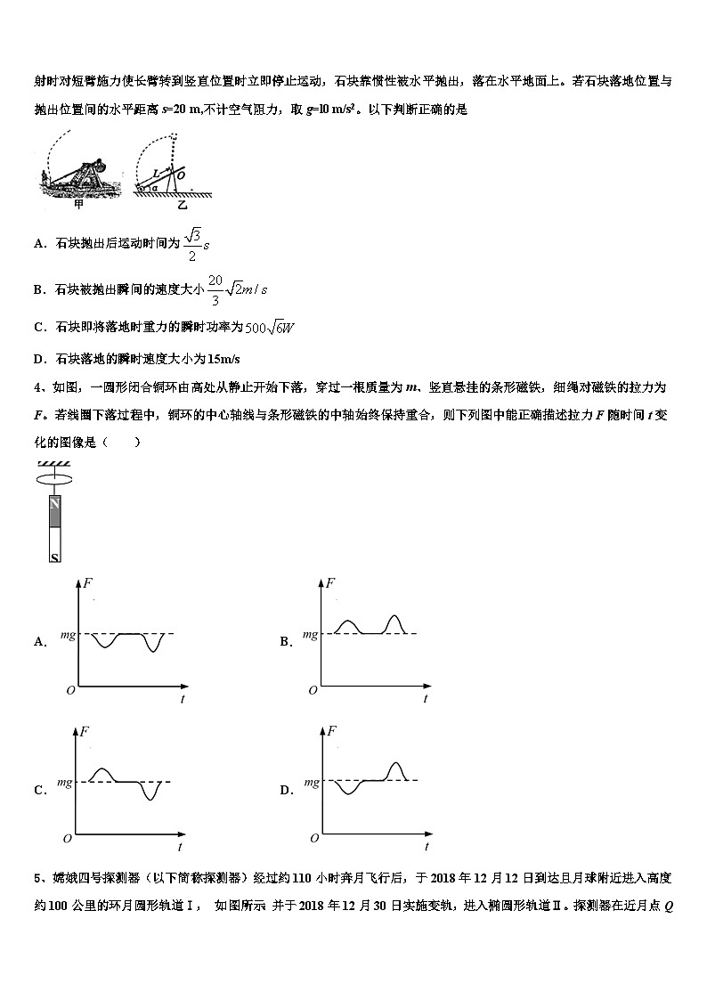 2026届吉林省长春市双阳区长春一五一中学高考仿真卷物理试卷含解析第2页
