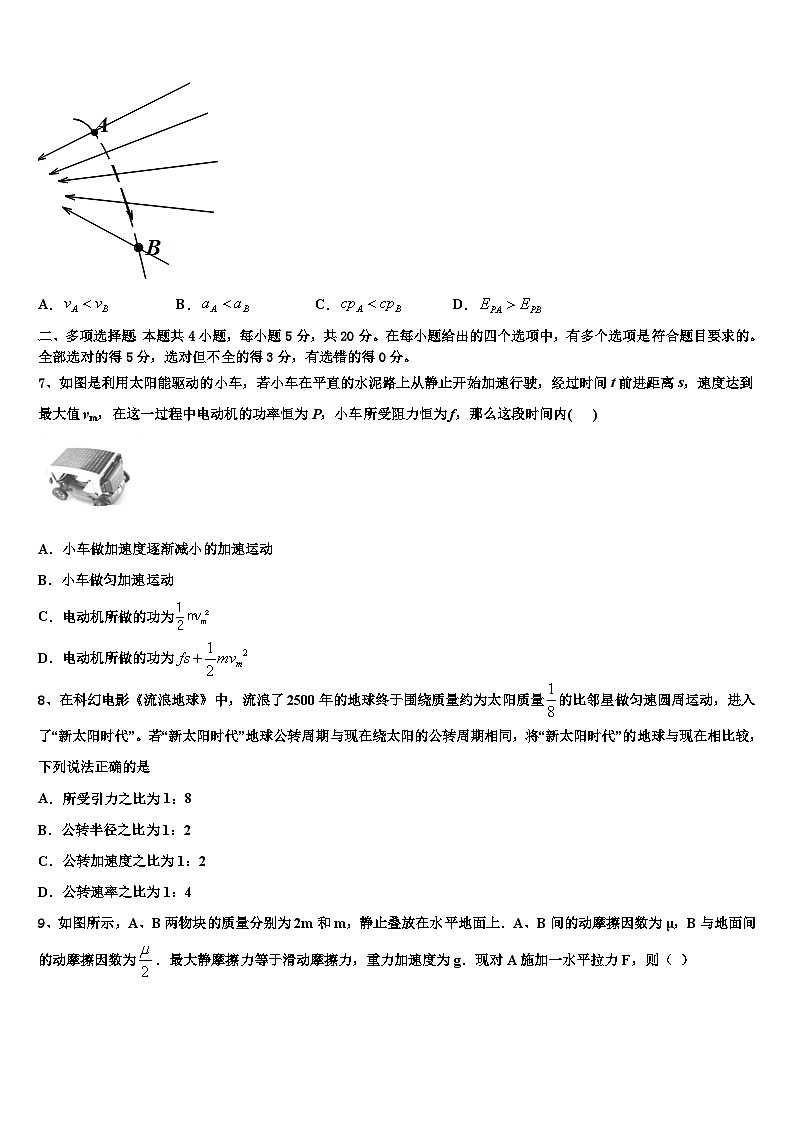 2026届吉林省长春市长春市十一高中高考考前模拟物理试题含解析第3页