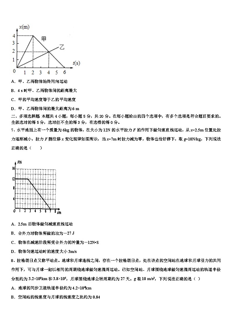 2026届嘉兴市重点中学高考冲刺物理模拟试题含解析第3页