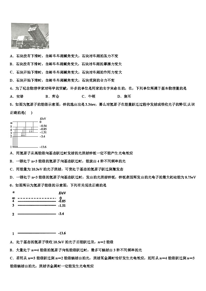 2026届江苏常熟市张桥中学高三（最后冲刺）物理试卷含解析第2页