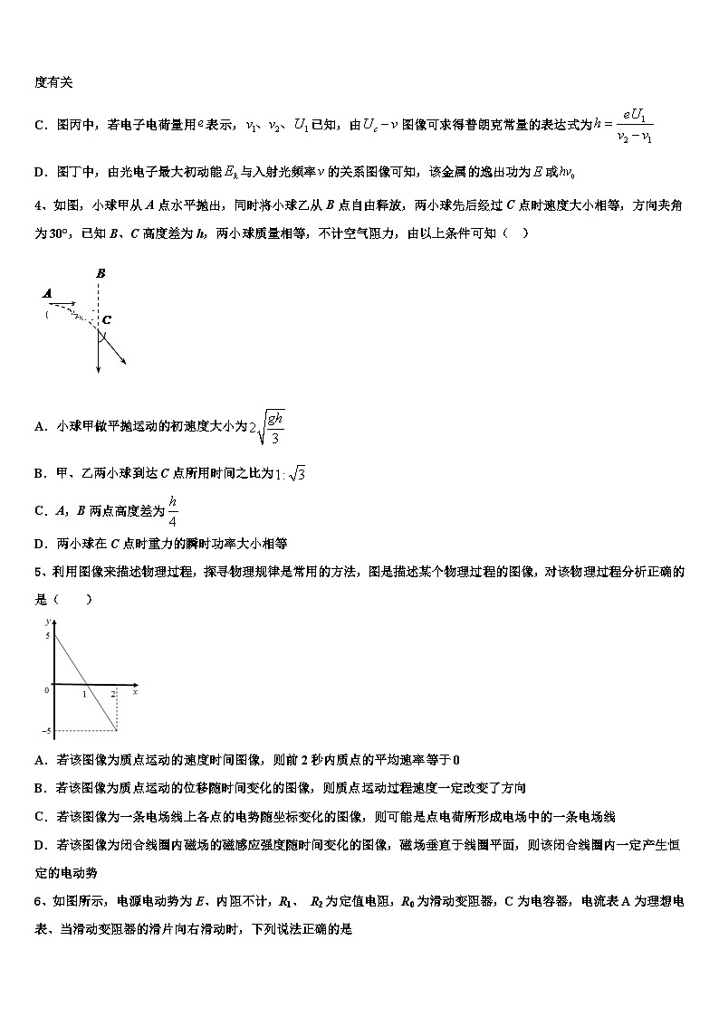 2026届江苏省建陵高级中学高考考前提分物理仿真卷含解析第2页