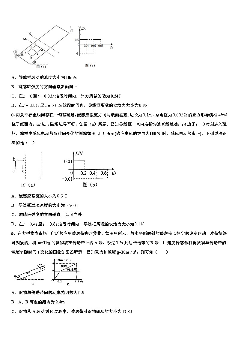 2026届江苏省高中名校高考物理倒计时模拟卷含解析第3页