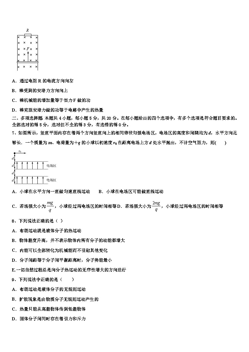 2026届江苏省江海中学高考全国统考预测密卷物理试卷含解析第3页