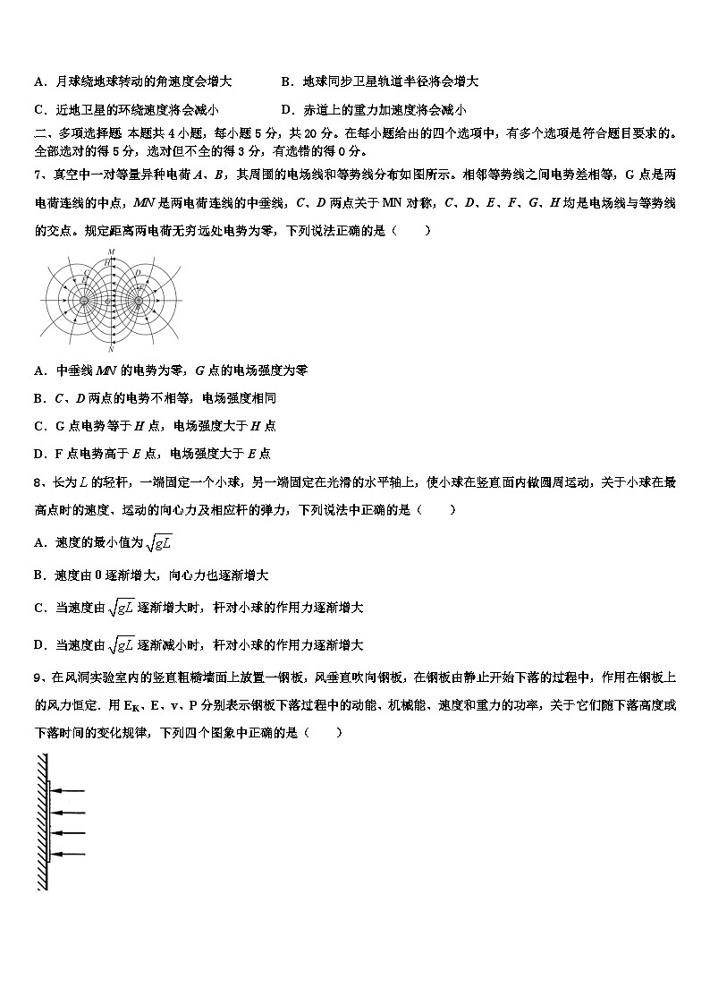 2026届江苏省连云港市东海高级中学高考压轴卷物理试卷含解析第3页