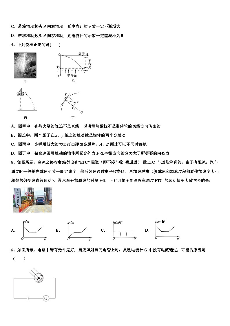 2026届江苏省陆慕高级中学高三最后一卷物理试卷含解析第2页