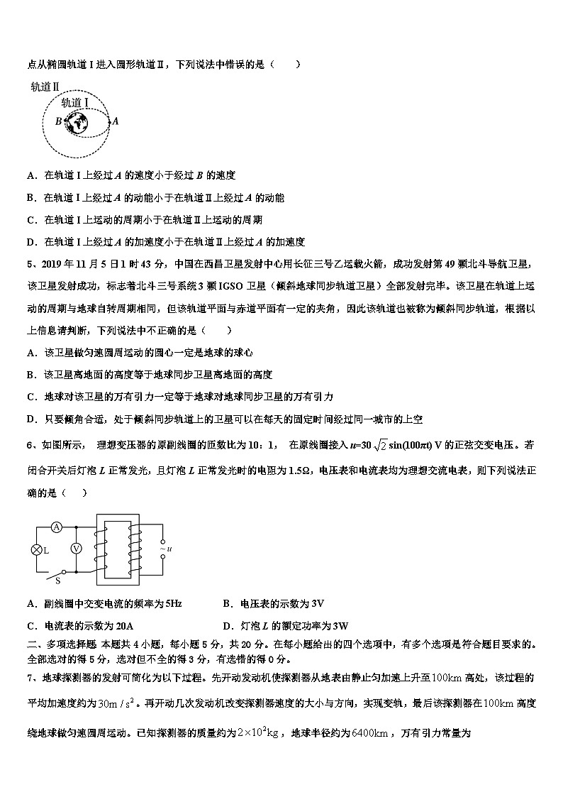 2026届江苏省常州市高级中学高考物理倒计时模拟卷含解析第2页